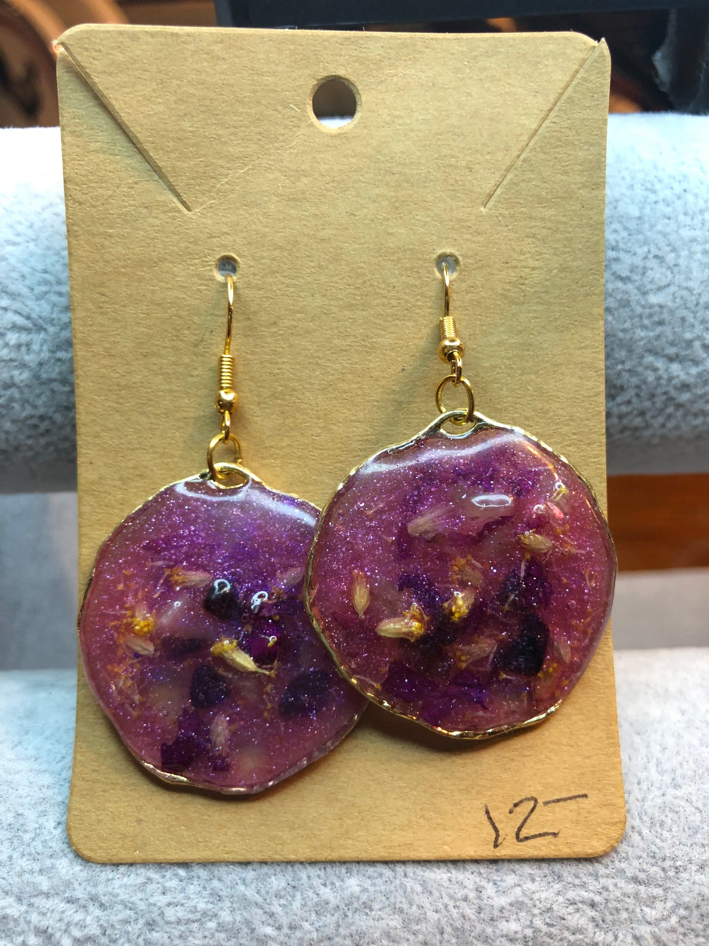 Garnet and Amethyst Earrings Jewelry