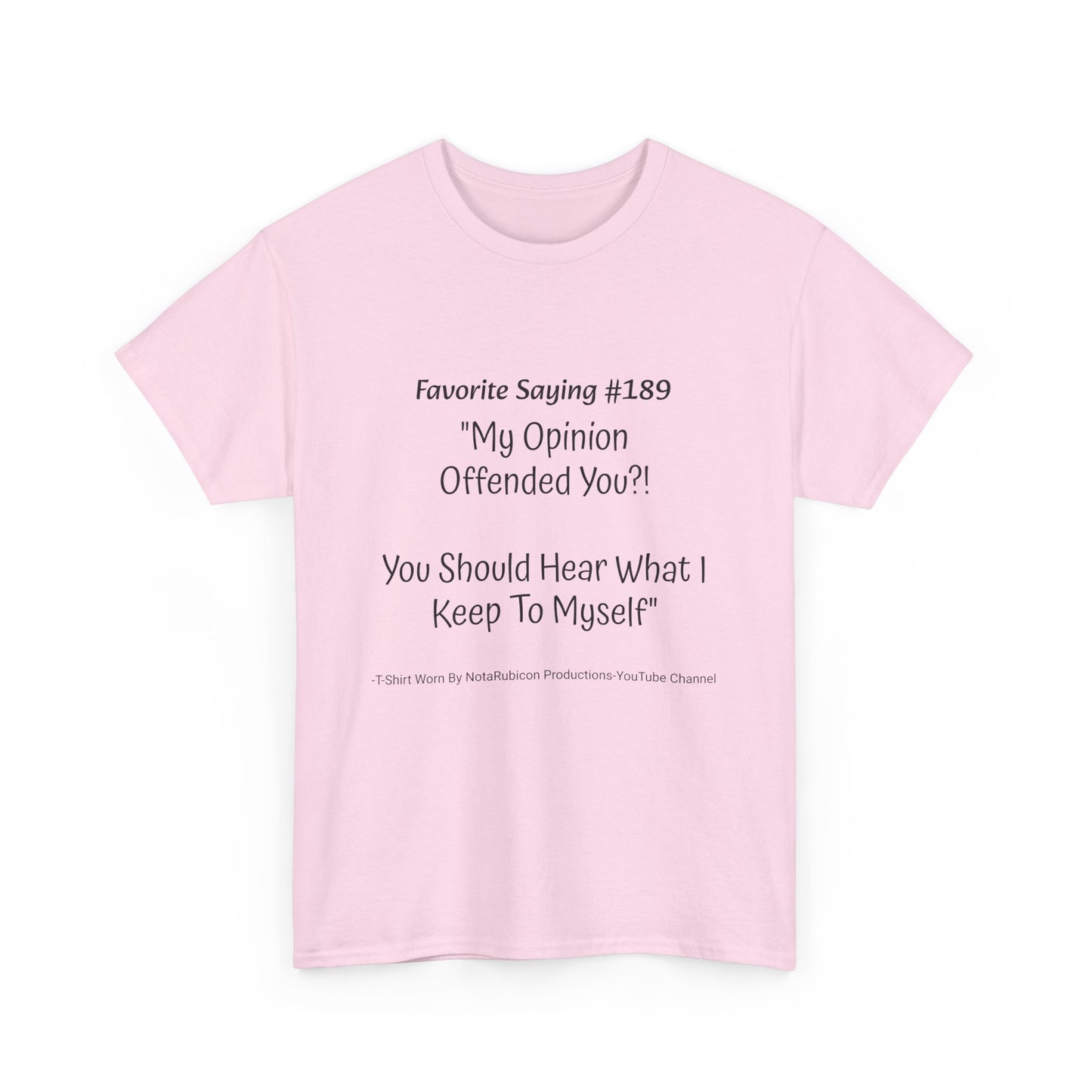 NotaRubicon Opinions - Unisex Heavy Cotton Tee