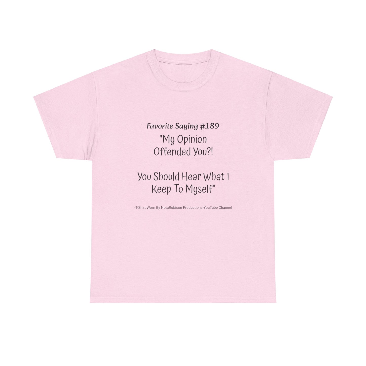 NotaRubicon Opinions - Unisex Heavy Cotton Tee