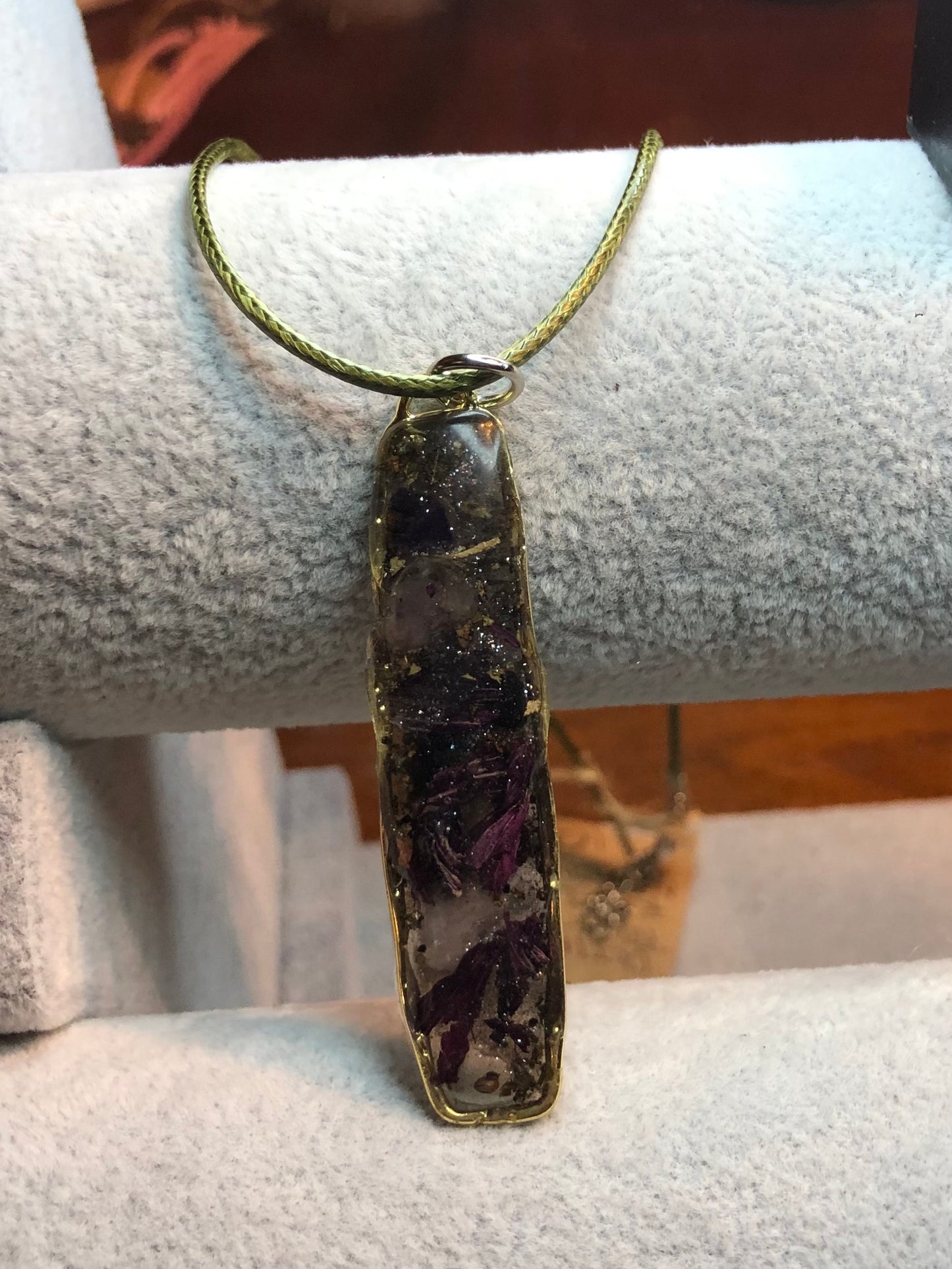 Amethyst and Black Obsidian Necklace Jewelry