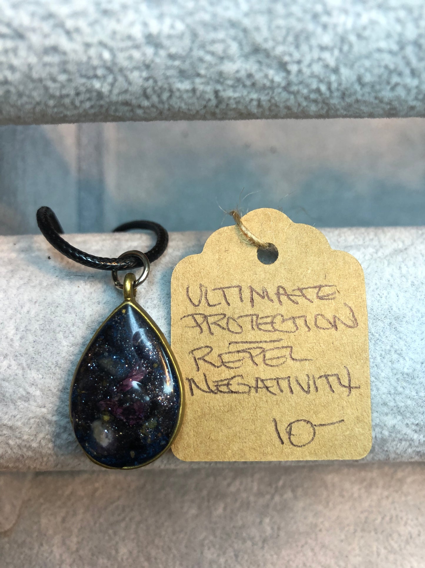 Amethyst and Black Obsidian Necklace Jewelry - Imperfect Doming