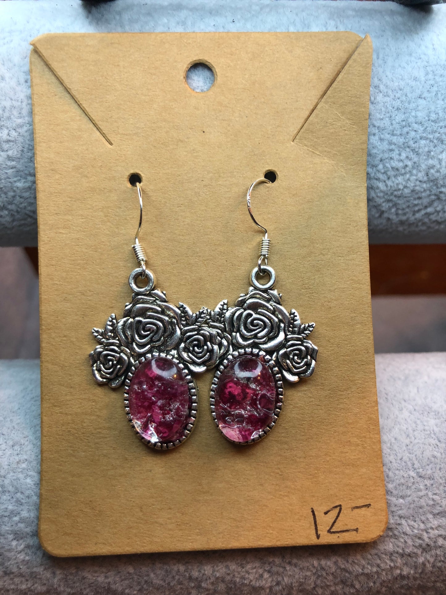 Rose Petal Earrings Jewelry