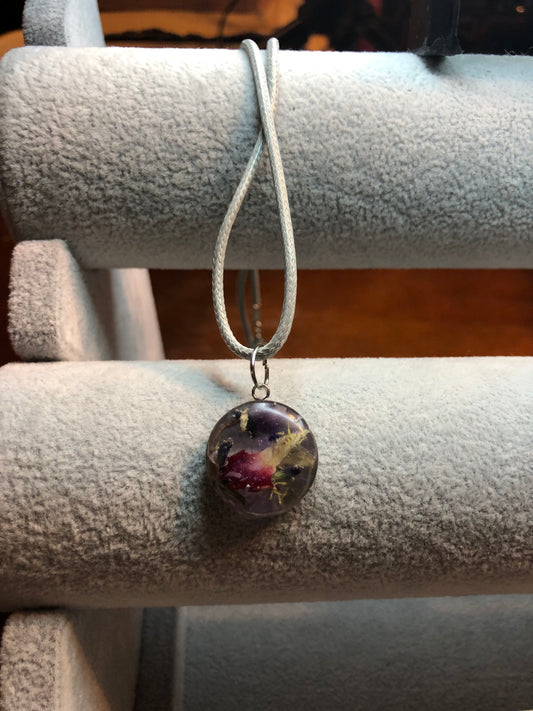 Amethyst and Lavender Necklace Jewelry