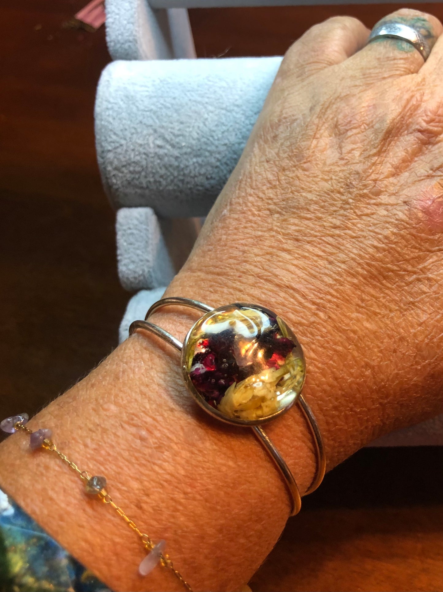 Garnet and Rose Quartz Bracelet Jewelry