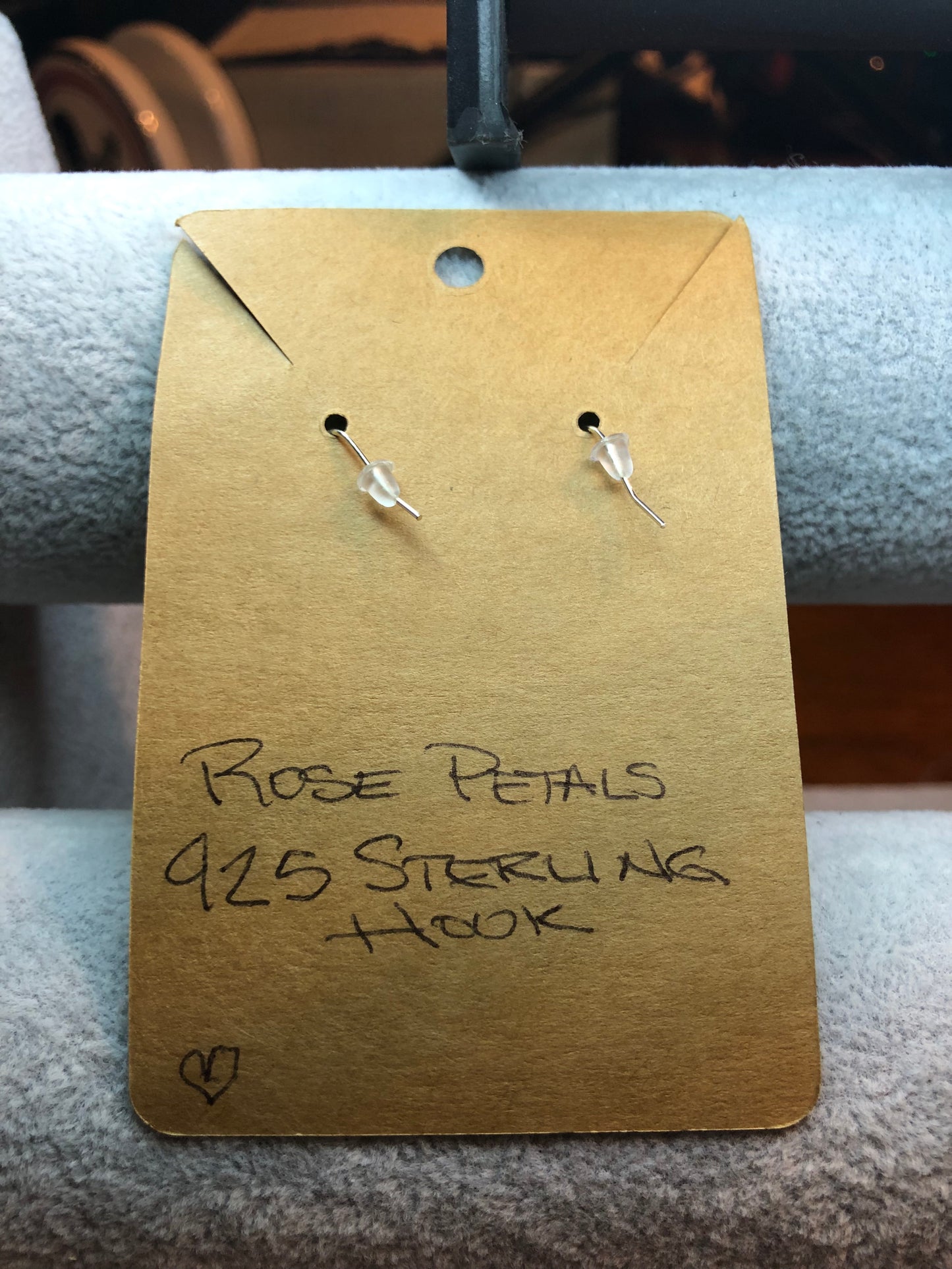 Rose Petal Earrings Jewelry
